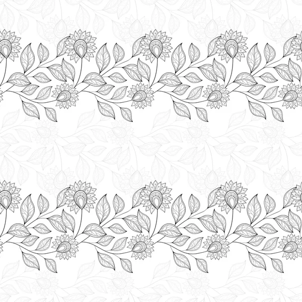 Patrón floral abstracto — Vector de stock