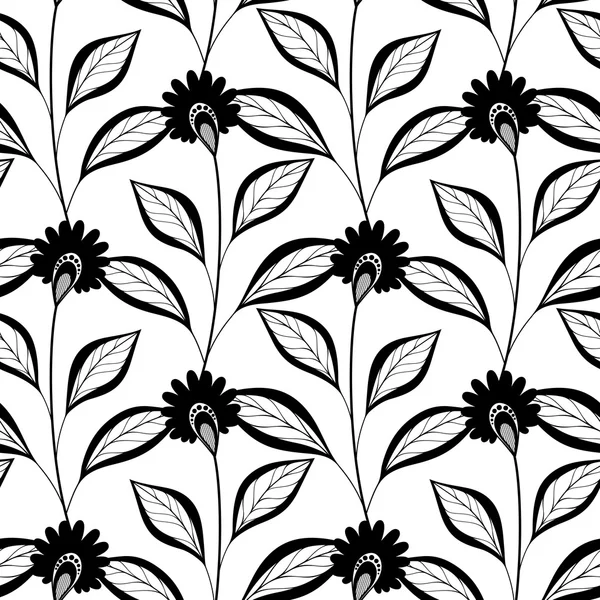 Patrón floral abstracto — Vector de stock