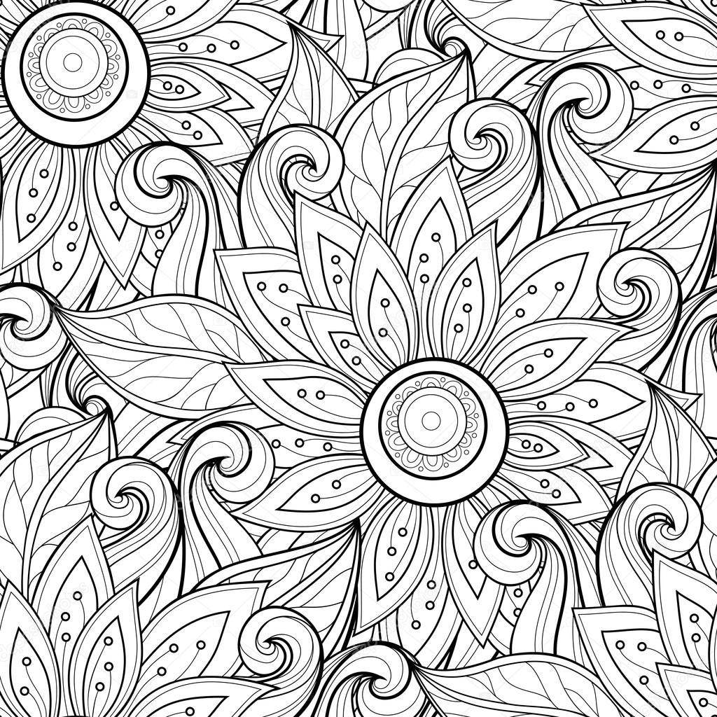 Abstract Floral Pattern