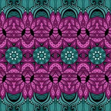 Dikişsiz soyut kabile desen