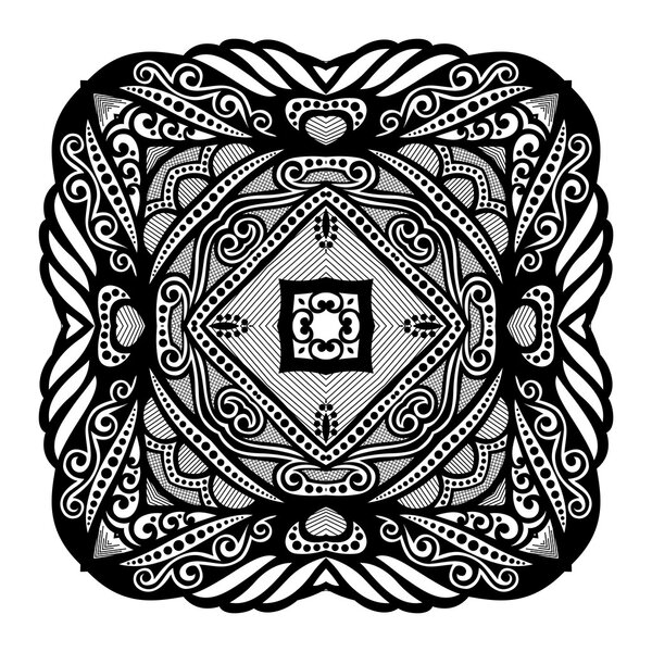 Black Deco Ornament Star