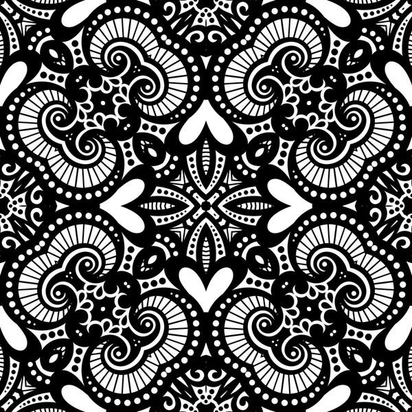 Seamless Vintage  Lace Pattern — Stock Vector