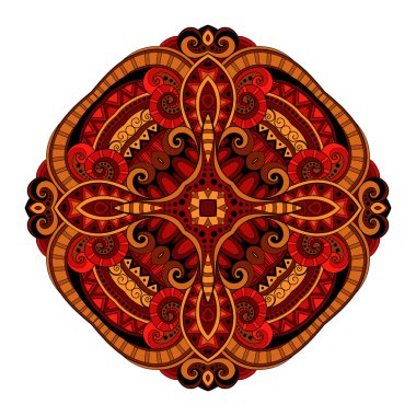 Renkli kontur süsleme Meydanı