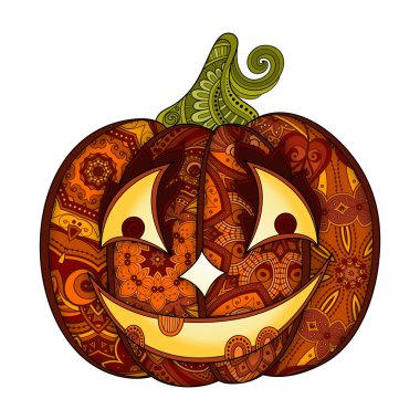 Decorative Colored Pumkin clipart