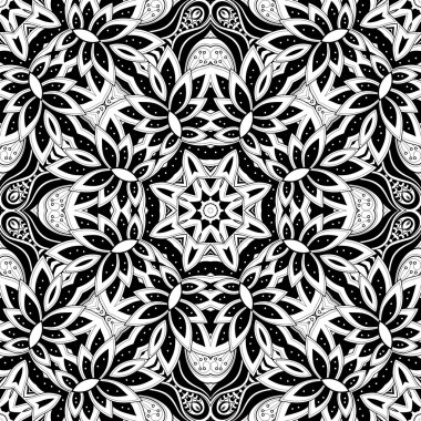 Dikişsiz soyut kabile desen