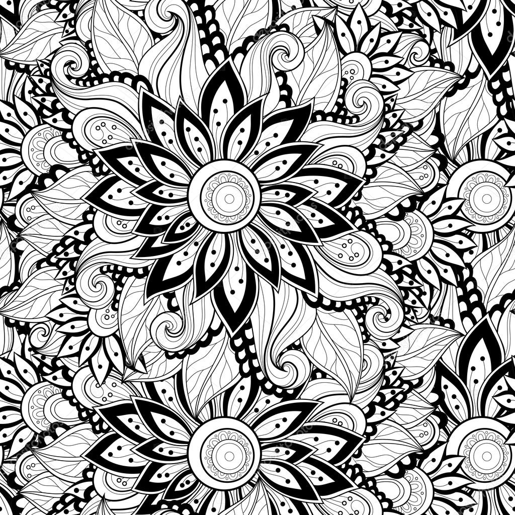 Abstract Floral Pattern