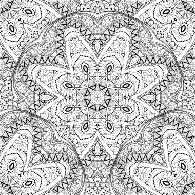 Soyut tek renkli süs desen