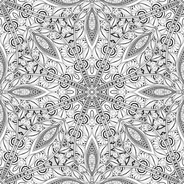 Soyut tek renkli süs desen