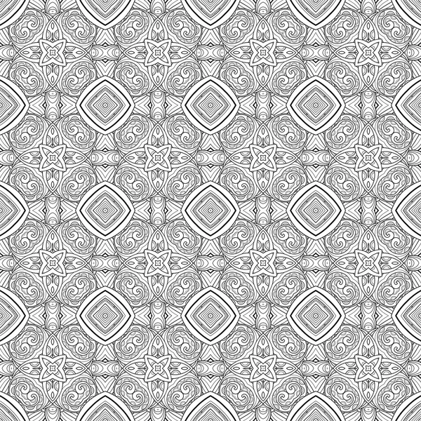 Abstracto ornamento étnico patrón de encaje — Archivo Imágenes Vectoriales
