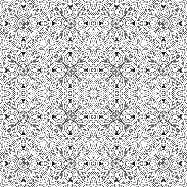 Abstracto ornamento étnico patrón de encaje — Archivo Imágenes Vectoriales