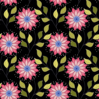 Kusursuz çiçek deseni