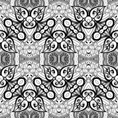 Kusursuz tek renkli süsleme deseni