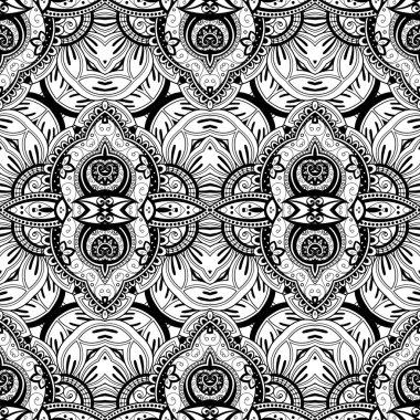 Kusursuz tek renkli süsleme deseni