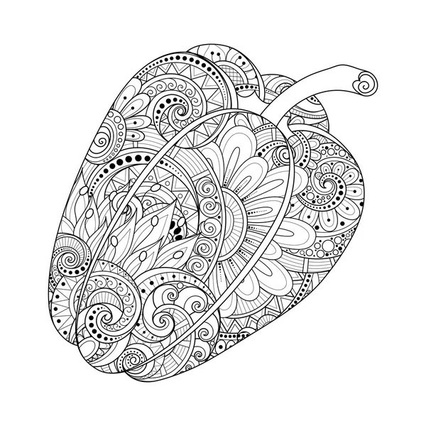 Desenli dekoratif dolmalık biber