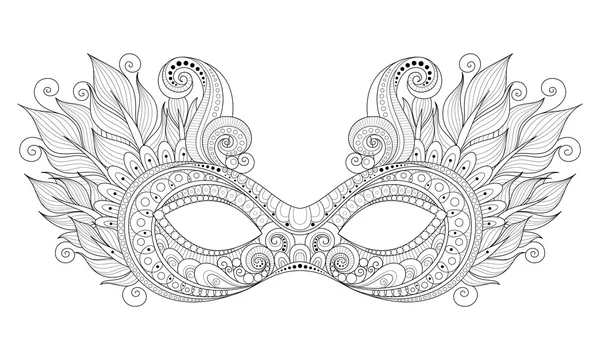 Mardi Gras Carnival Mask — Stock Vector