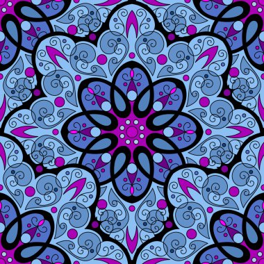 Soyut renkli süslü tasarlamak