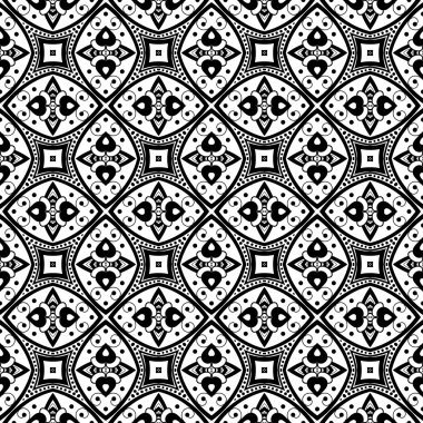 Vintage siyah ve beyaz dantel modeli