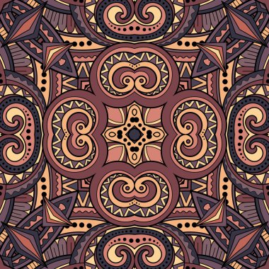 Dikişsiz soyut kabile desen