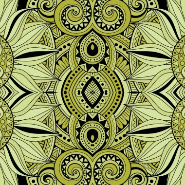 Dikişsiz soyut kabile desen