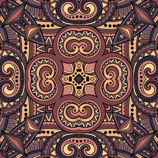 Sömlös abstrakt Tribal mönster — Stock vektor