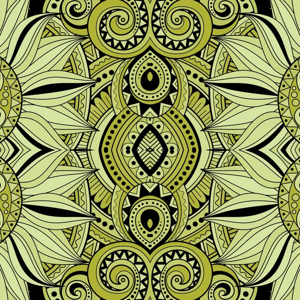 Inconsútil patrón tribal abstracto — Vector de stock