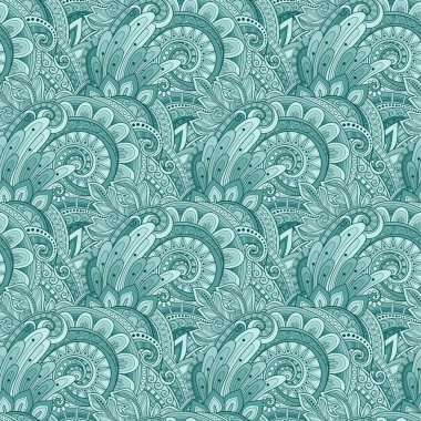 Soyut, dikişsiz çiçek deseni