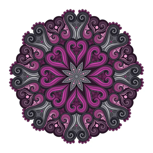 Contour coloré Mandala — Image vectorielle