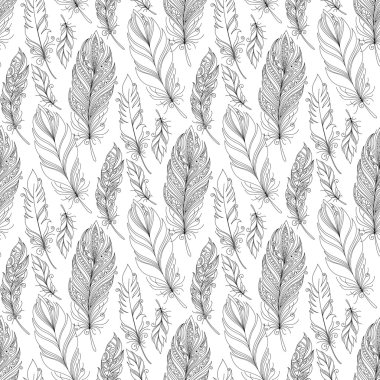 Doodle eşarplı desen