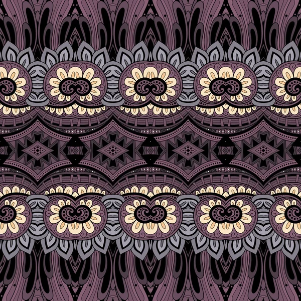 Modèle tribal abstrait sans couture — Image vectorielle