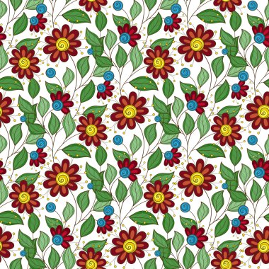 Kusursuz çiçek deseni