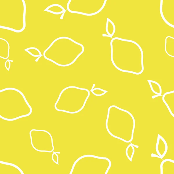 Circuit de motif Citrons — Image vectorielle