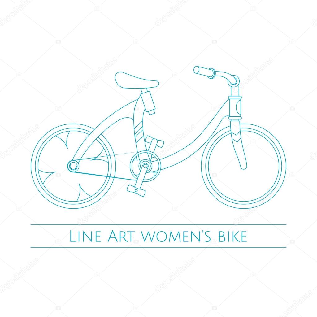 Line Art Womens  Bike One