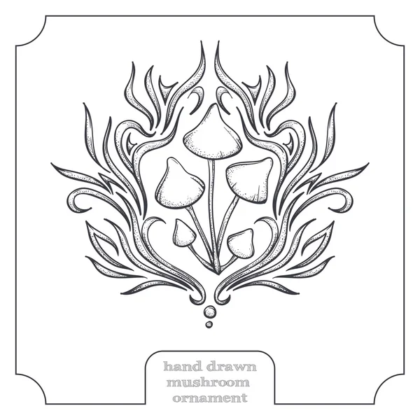 Mushroom and Abstract Pattern Two