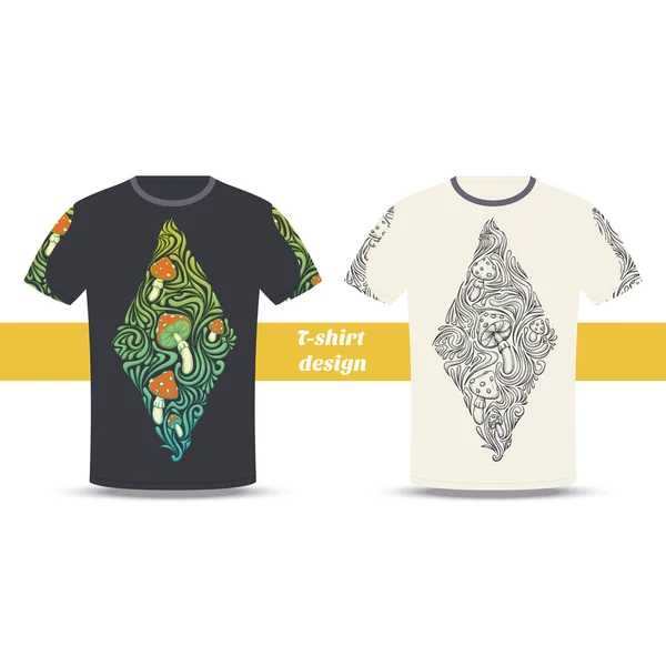 T-Shirt Design fünf — Stockvektor