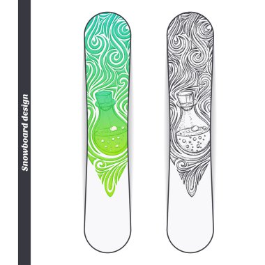 Snowboard Design Alchemical Bottle