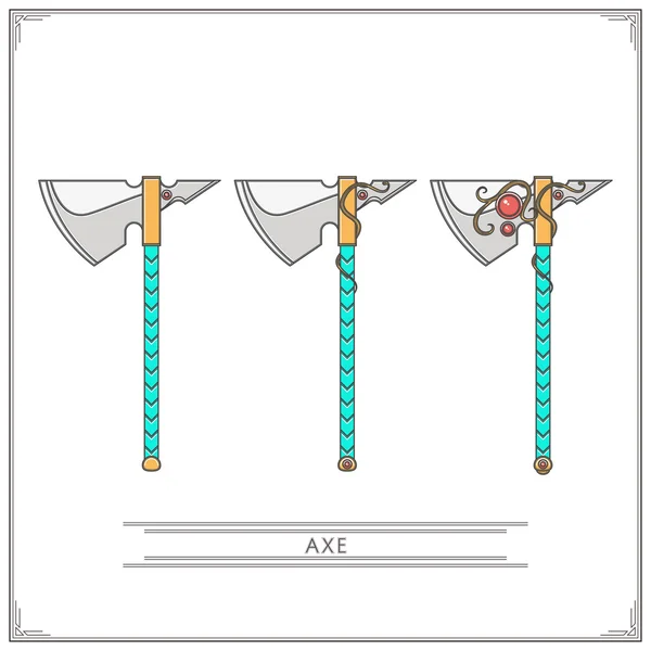 幻想斧 — 图库矢量图片