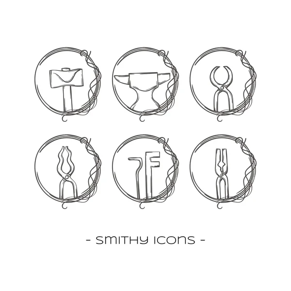 Smithy pictogrammen — Stockvector