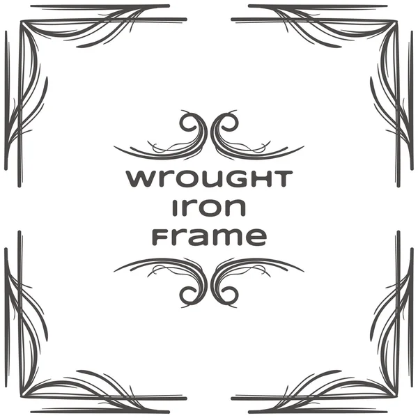 Ferforje çerçeve iki