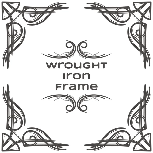 Ferforje çerçeve yedi