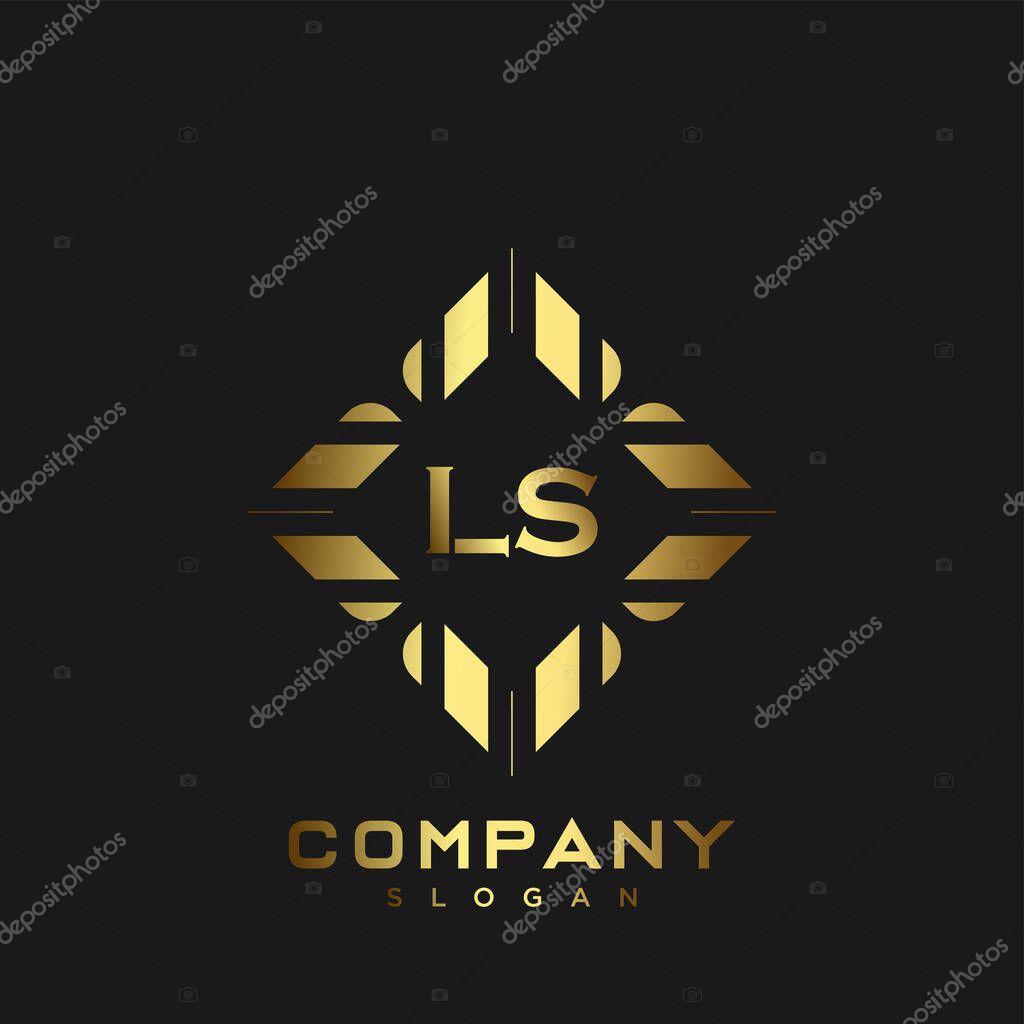 LS Premium monogram letter initials logo. minimalist symbol icon vector design. Luxury logotype.
