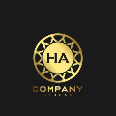 Baş harflerin baş harflerinin baş harfleri. Minimalist sembol vektör tasarımı. Lüks logosu.