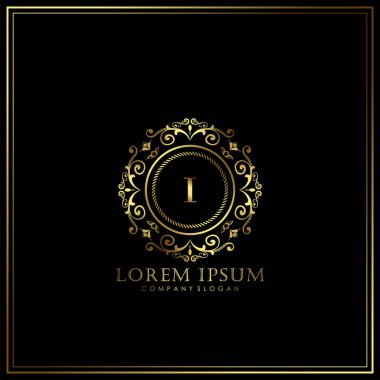 Restoran, Kraliyet, Butik, Cafe, Otel, Heraldic, Mücevher, Moda ve diğer vektör illüstrasyonları için vektör olarak Harf Logosu Şablonunu parafte ediyorum.