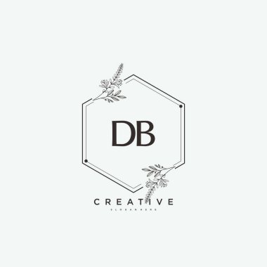 İlk imzalı el yazısı logosu, düğün, moda, mücevher, butik, çiçek ve botanik. Herhangi bir şirket ya da işletme için yaratıcı şablona sahip..