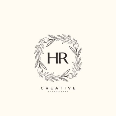 İlk imzalı el yazısı logosu, düğün, moda, mücevher, butik, çiçek ve botanik. Herhangi bir şirket ya da işletme için yaratıcı şablona sahip..