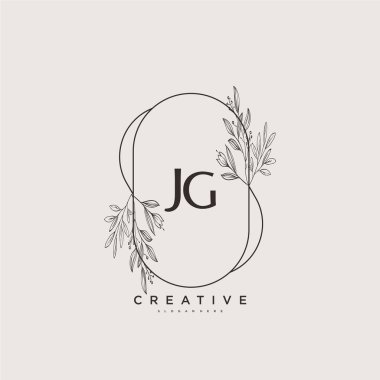 İlk imzalı el yazısı logosu, düğün, moda, mücevher, butik, çiçek ve botanik. Herhangi bir şirket ya da işletme için yaratıcı şablona sahip..