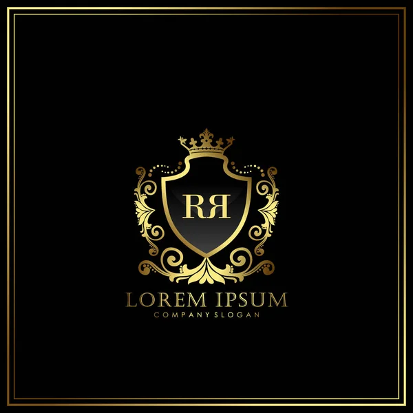 RR Initial Letter Luxury calligraphic feminine floral hand drawn heraldic  monogram antique vintage style luxury logo design Premium Stock Vector  Image & Art - Alamy