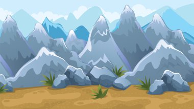 Mountains Game Background