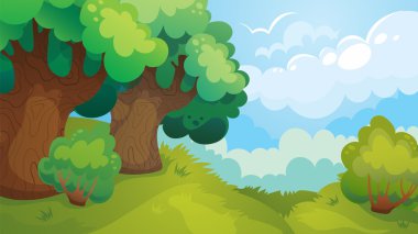 Orman Glade oyun arka plan