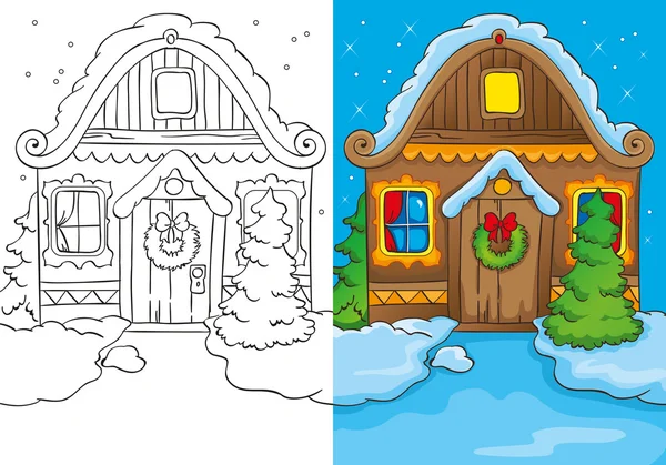 Gece Noel ev Boyama Kitabı
