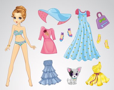 Kağıt romantik kestane bebek